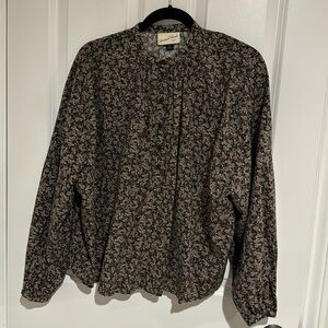 Long Sleeve Floral Blouse